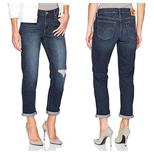 Levi’s High Rise Boyfriend Relaxed Straight Jeans